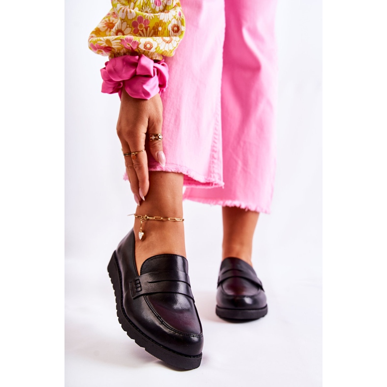 Mocasines Piel La.Fi Negro Alannah 1