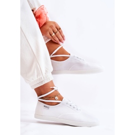 PE1 Zapatillas Clásicas Mujer Blancas Dellis blanco 4