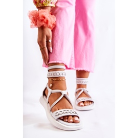 Sandalias De Cuero En La Plataforma Maciejka 05559-11 Blanco 1 Sandalias De Cuero En La Plataforma Maciejka 05559-11 Blanco 1