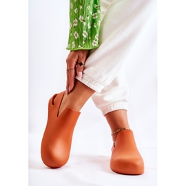 FS1 Zuecos de goma naranja Meriko de moda 2
