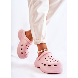 FS1 Pantuflas De Espuma Mujer Crocs Rosa Coline rosado 3