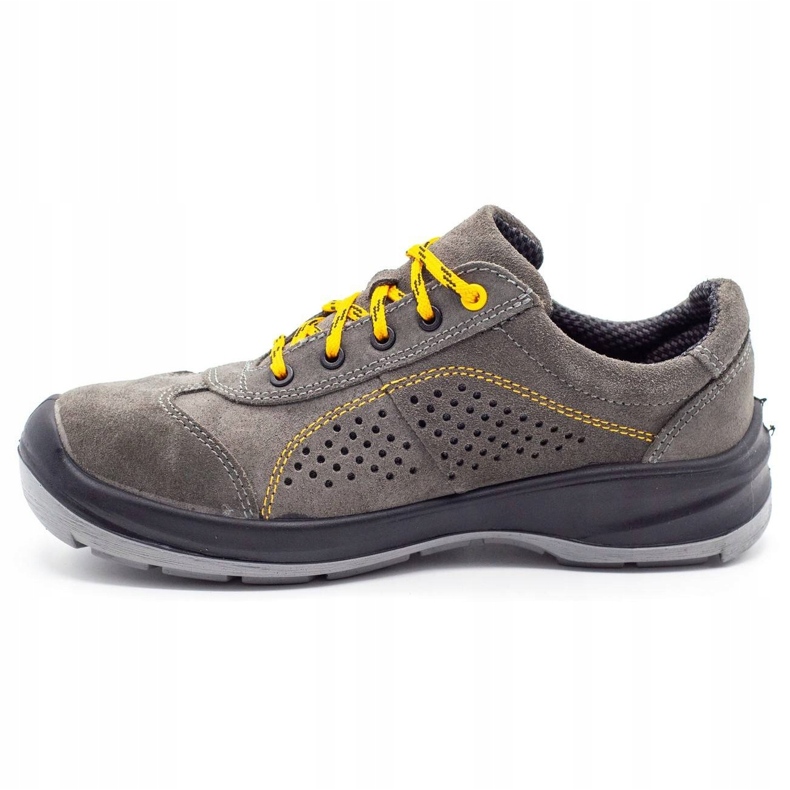 ŁUKPOL Zapatos de trabajo para hombre Techwork 1128PP, gris ['gris'] 1