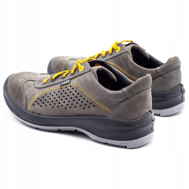ŁUKPOL Zapatos de trabajo para hombre Techwork 1128PP, gris ['gris'] 4