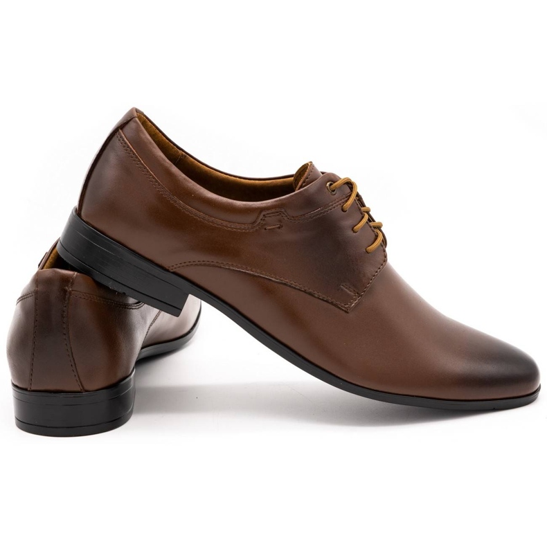 Olivier Zapatos de vestir hombre piel 263LU marrón 3