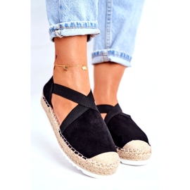 Sandalias de evasadrilles negras para mujeres negro 3