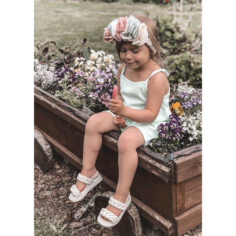 FR1 Sandalias para niños con Cutie-Pie de canalé beige 5