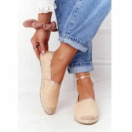 Alpargatas Con Suela De Paja Lu Boo Beige 2