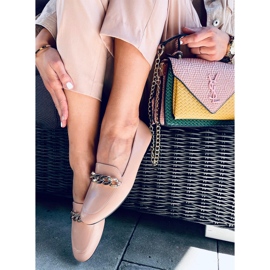 Mocasines de cadena Addison nude beige 5