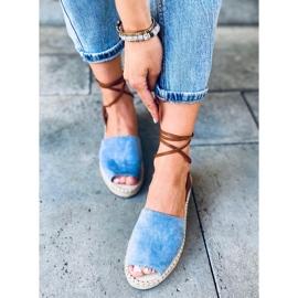 Alpargatas de mujer Andrina Azul 2