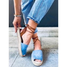 Alpargatas de mujer Andrina Azul 1