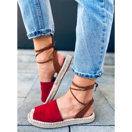 Alpargatas de mujer Andrina Rojo 5