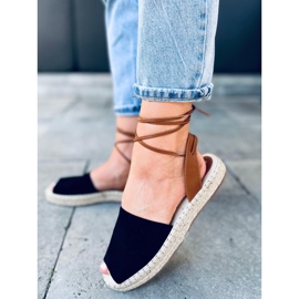 Alpargatas de mujer Andrina Negras negro 4
