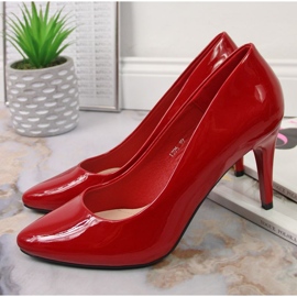 AEROBIE Zapatos de tacón lacado rojo W Sergio Leone 2