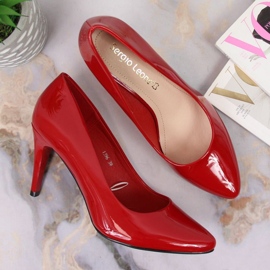 AEROBIE Zapatos de tacón lacado rojo W Sergio Leone 3