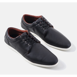 Zapatos de hombre negros de Amos 1