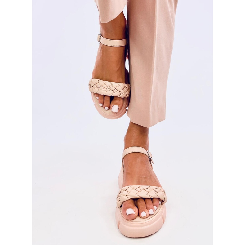 Sandalias suela alta Shanti Nude beige 1