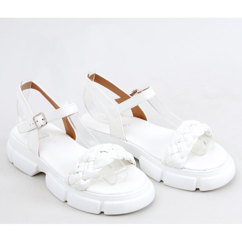 Sandalias suela alta Shanti Blanco 1