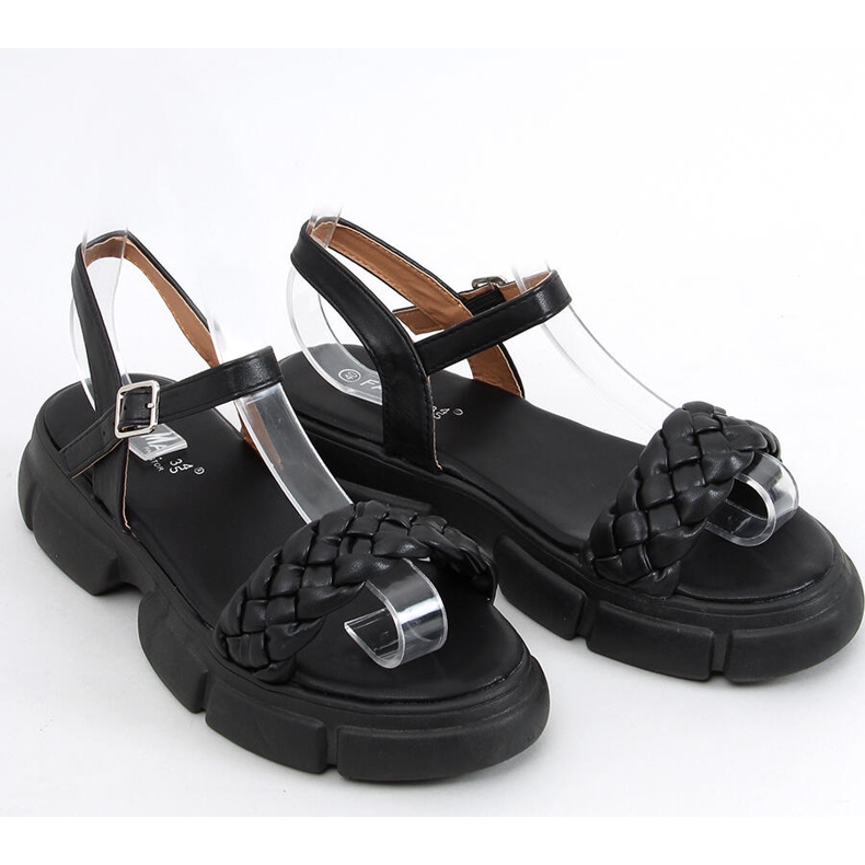 Sandalias con suela alta Shanti Black negro 1