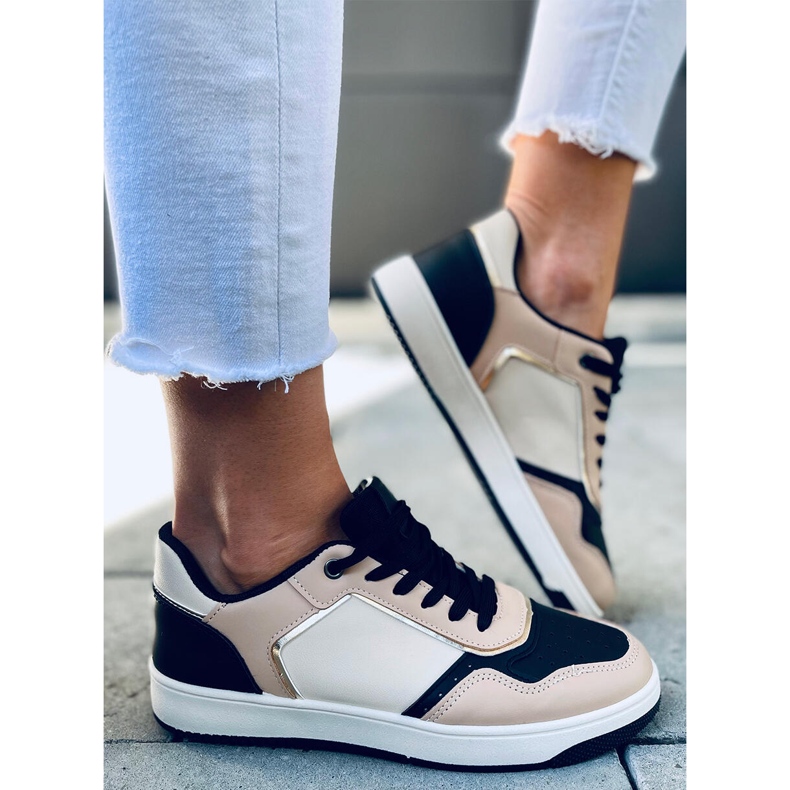 Deportivas mujer Izzie KAKI / NEGRO caqui multicolor 2 Deportivas mujer Izzie KAKI / NEGRO caqui multicolor 2