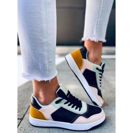 Deportivas mujer Izzie NEGRO/ROSA multicolor 2