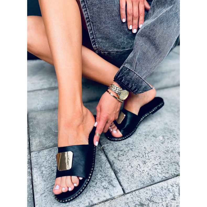 Pantuflas Mujer Utah Negras negro 1 Pantuflas Mujer Utah Negras negro 1