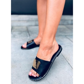 Pantuflas Mujer Utah Negras negro 2 Pantuflas Mujer Utah Negras negro 2