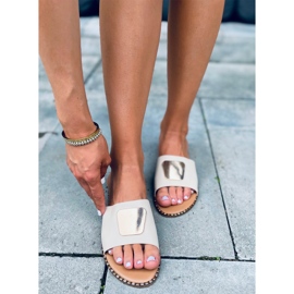 Pantuflas mujer Utah Beige 2