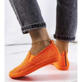 Deportivas caladas naranja Mallory's 1
