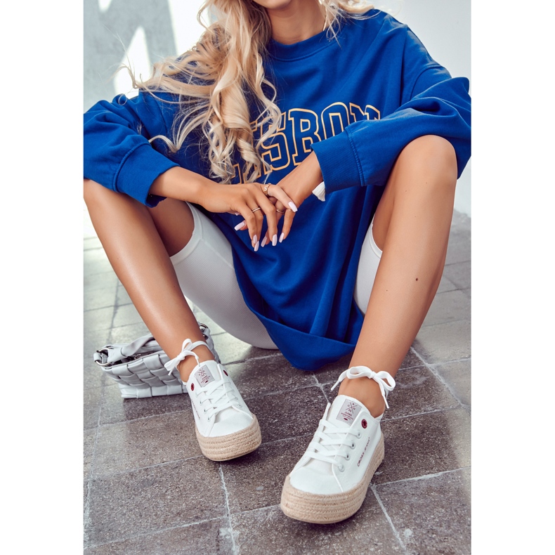 Big Star Deportivas Alpargatas Cross Jeans JJ2R4005C Blanco 1