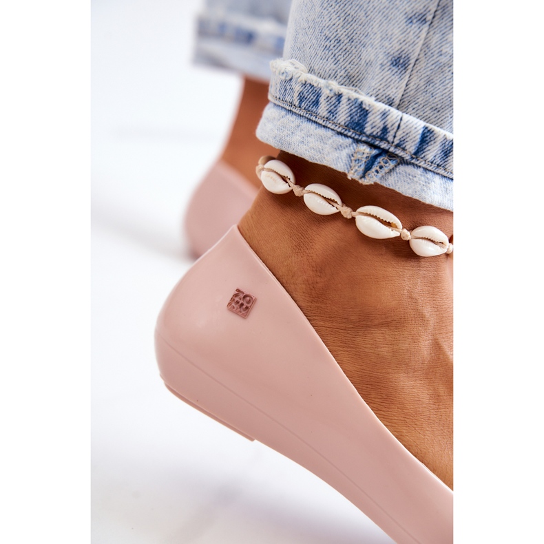 Bailarinas De Mujer De Goma Aromática ZAXY JJ285051 Nude beige 3