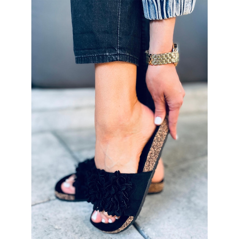 Pantuflas de corcho Berry Black negro 2