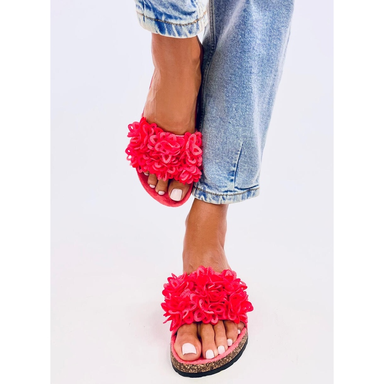 Pantuflas de corcho Berry Coral rosa 1