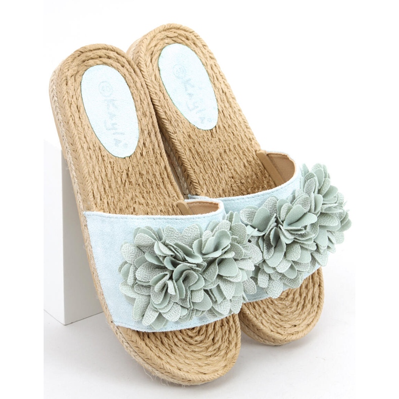 Zapatillas casa Floral fiesta Verde Primrose 2