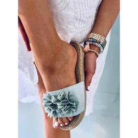 Zapatillas casa Floral fiesta Verde Primrose 5