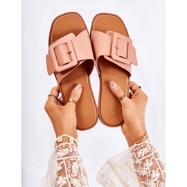 Pantuflas De Mujer De Moda Para El Verano Rosa Sylvia rosado 4