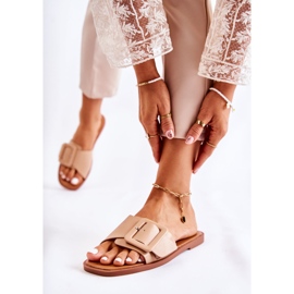 FE1 Pantuflas De Mujer De Moda Para El Verano Cappuccino Sylvia beige 1 FE1 Pantuflas De Mujer De Moda Para El Verano Cappuccino Sylvia beige 1