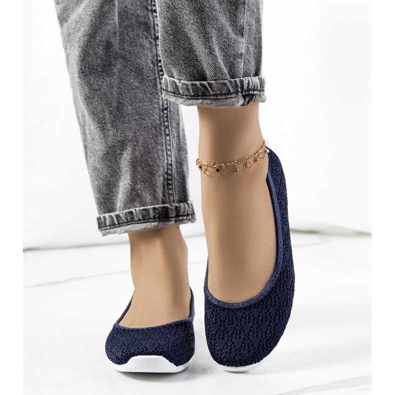 Bailarinas caladas Holmen azul marino 1