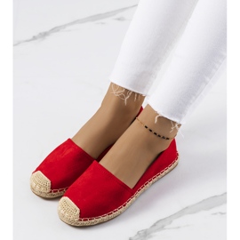 Alpargatas balma mujer rojas rojo 2