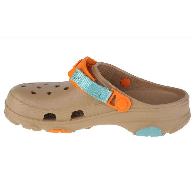Zuecos Crocs Classic All Terrain M 206340-2ZM beige azul naranja 1 Zuecos Crocs Classic All Terrain M 206340-2ZM beige azul naranja 1