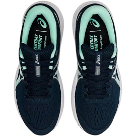 Asics Gel Contender 7 W 1012A911 407 zapatos para correr azul marino verde 1