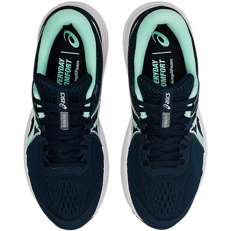 Asics Gel Contender 7 W 1012A911 407 zapatos para correr azul marino verde 1