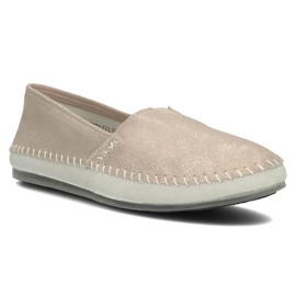 Zapatos de piel Filippo DP031/22 Go dorado gris 1