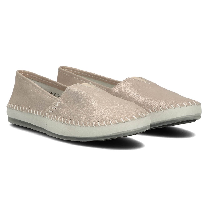 Zapatos de piel Filippo DP031/22 Go dorado gris 5