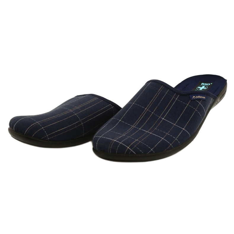 Pantuflas Hombre Pantuflas Adanex 25957 LEL1 Azul marino 3
