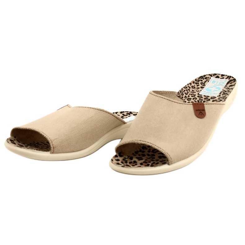 Pantuflas Mujer Ante Adanex Sara 27310 Beige 3