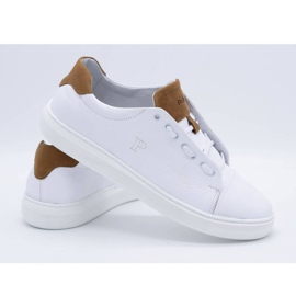 Polbut Deportivas hombre piel 2109 blanco 3