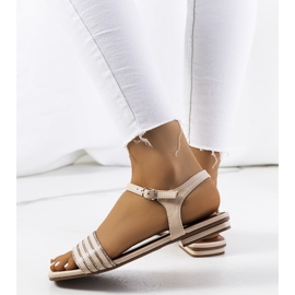 Sandalias beige con circonitas Sudbury 1