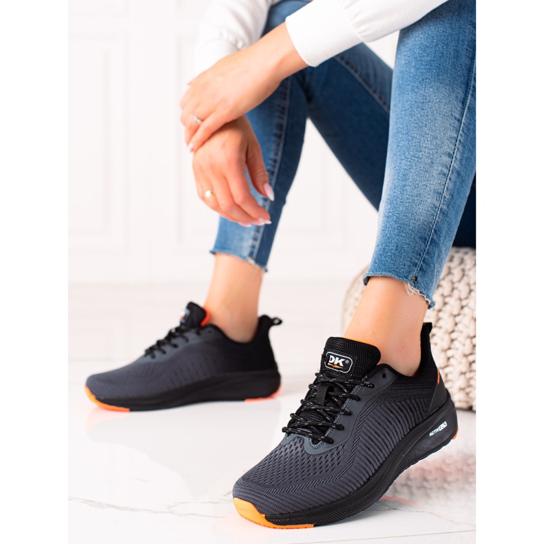 Zapatos deportivos clásicos DK negro gris 1 Zapatos deportivos clásicos DK negro gris 1