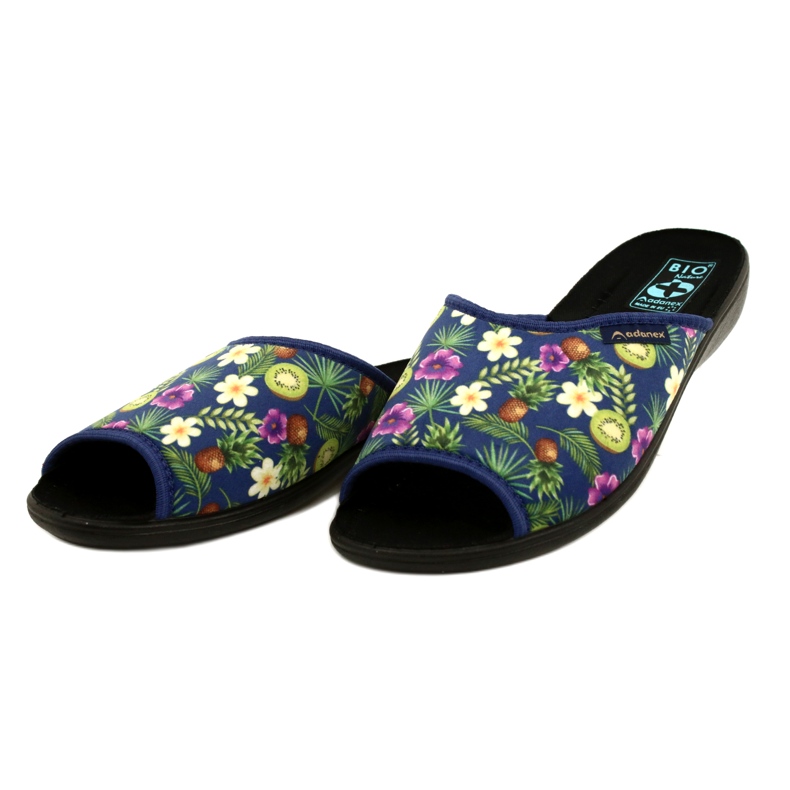 Pantuflas Pantuflas Kiwi Adanex DIK2 Tęg. G1/2 26061 Azul marino púrpura multicolor verde 3