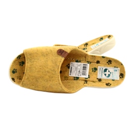 Pantuflas Fieltro Adanex 25493 amarillo 5 Pantuflas Fieltro Adanex 25493 amarillo 5
